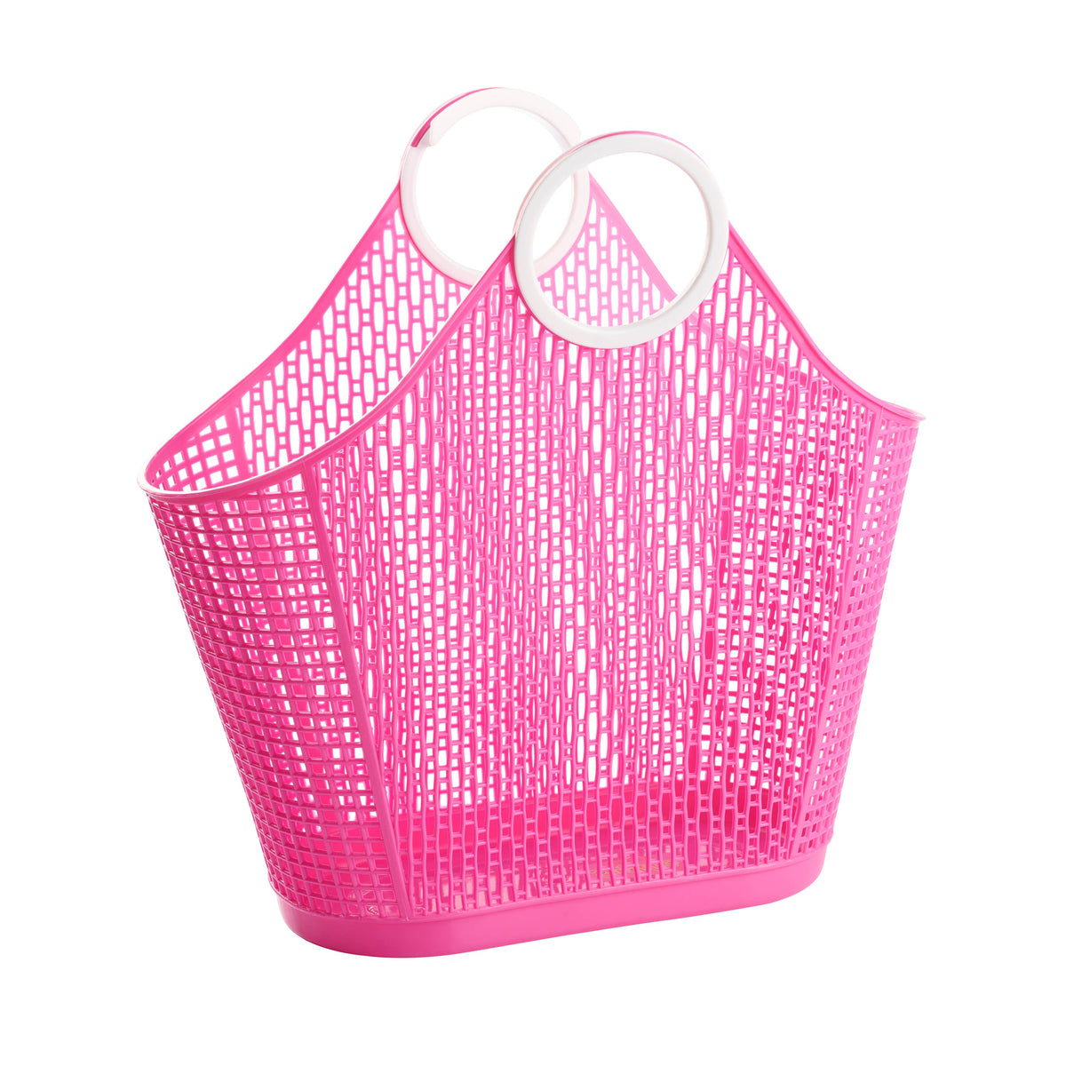 Fiesta Shopper Jelly Bag - Berry Pink