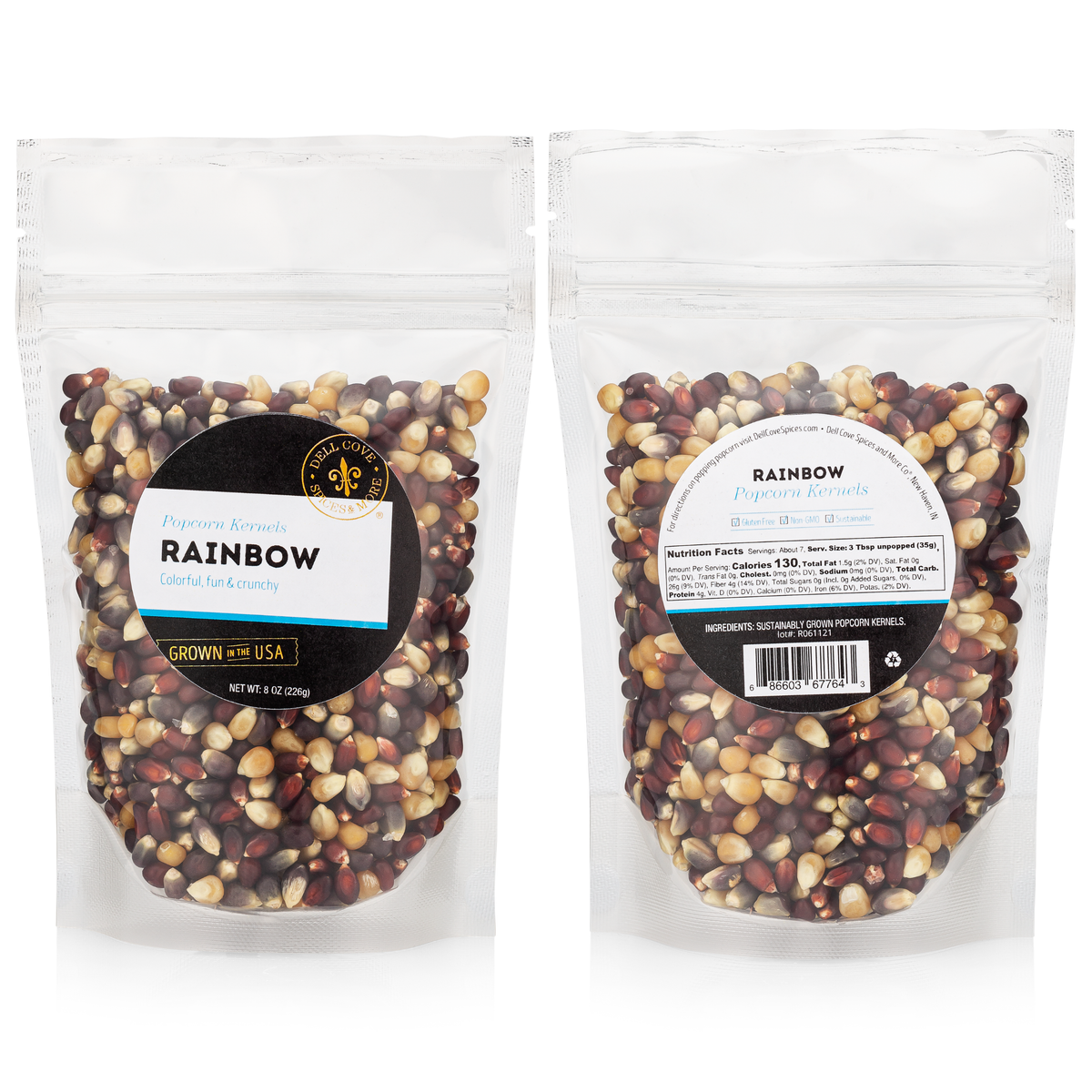 Rainbow Popcorn Kernels