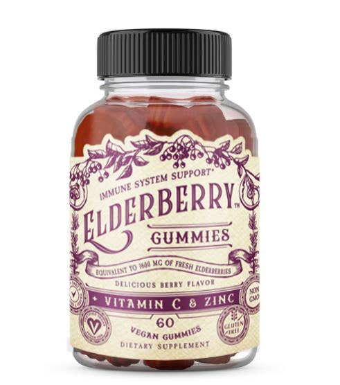 Elderberry Gummies with Zinc + Vitamin C