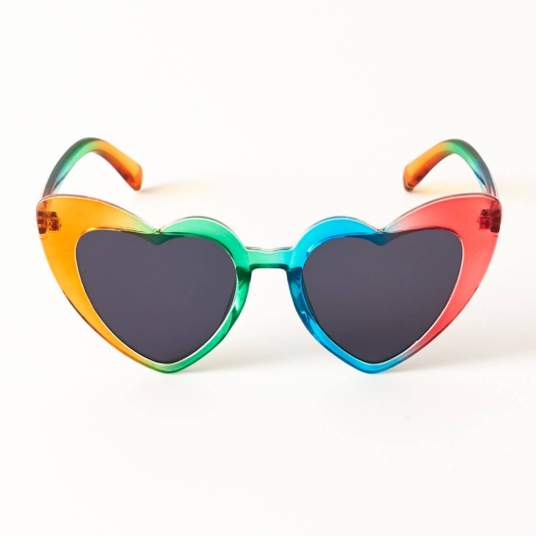 Rainbow Heart Sunglasses
