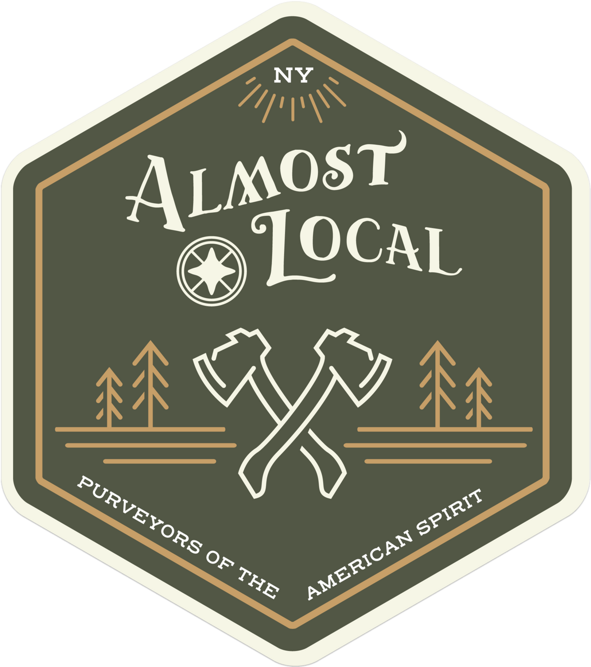Almost Local Purveyors Sticker
