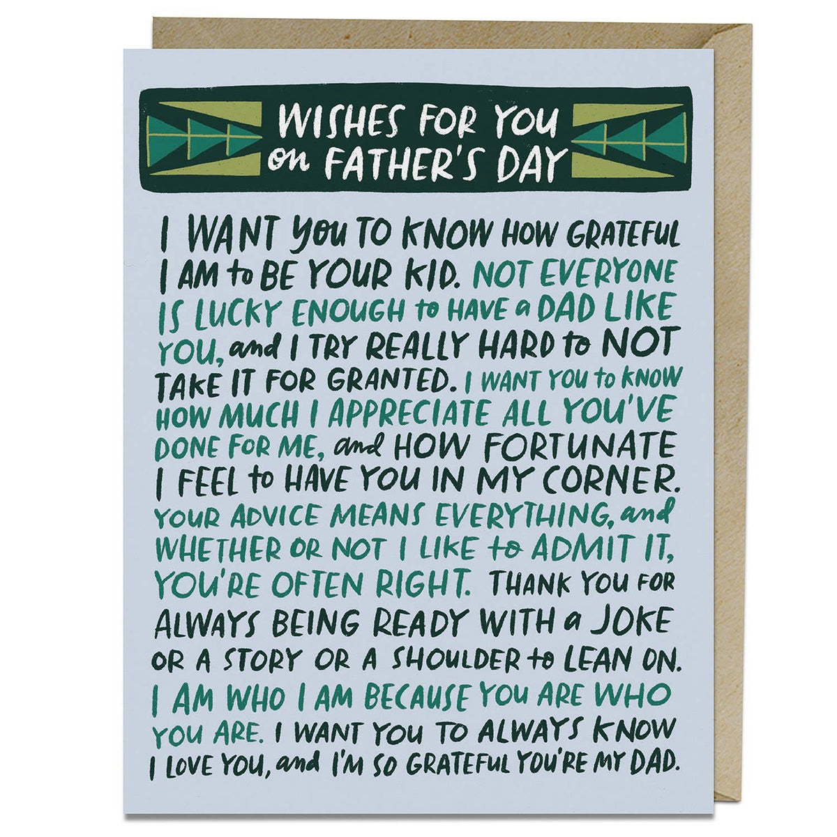 Wishes For You Father&#39;s Day Card