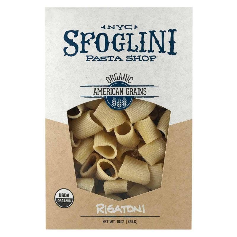 Organic Durum Semolina Rigatoni Pasta