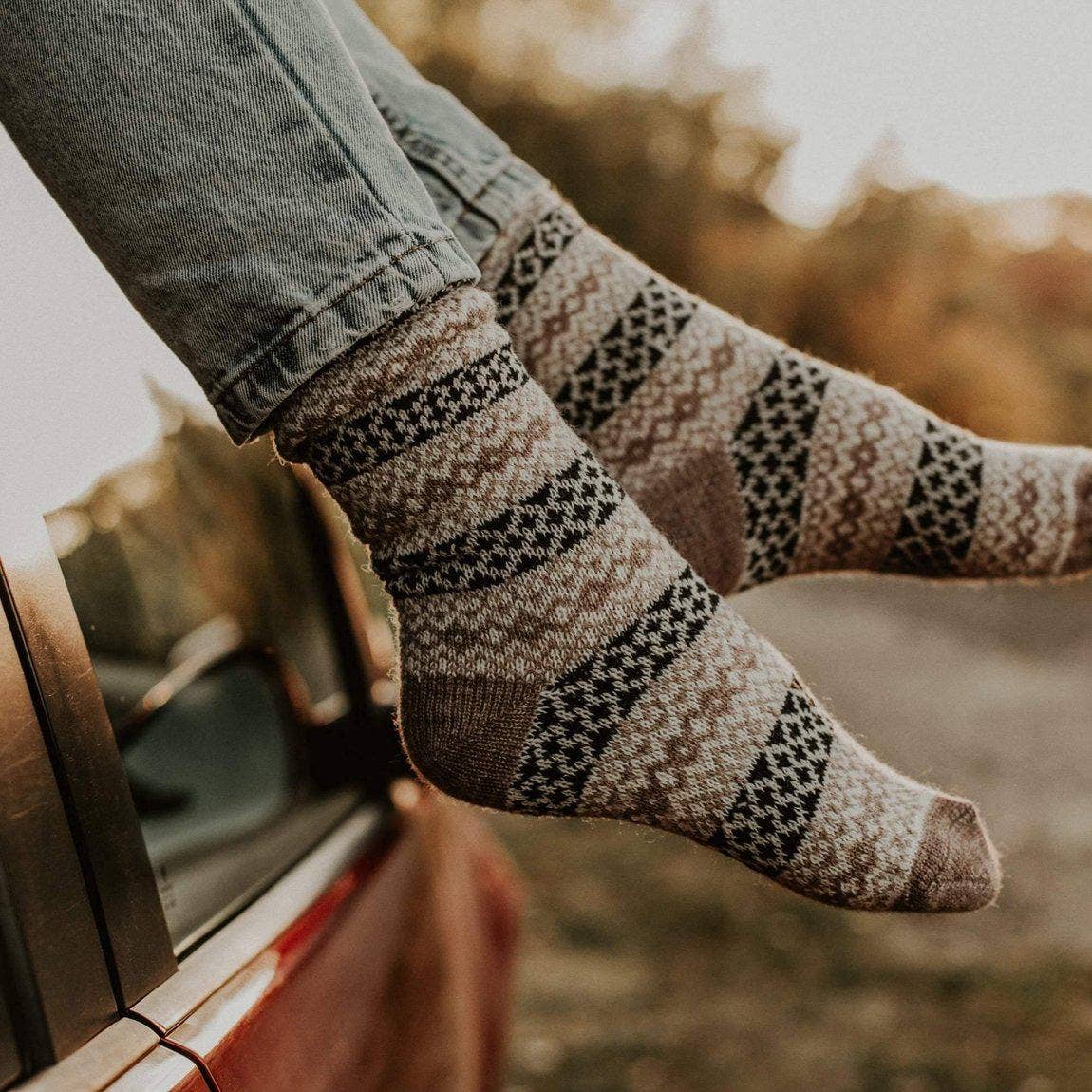 Nordic Socks Merino Wool in PERFORM™ – Cinnamon