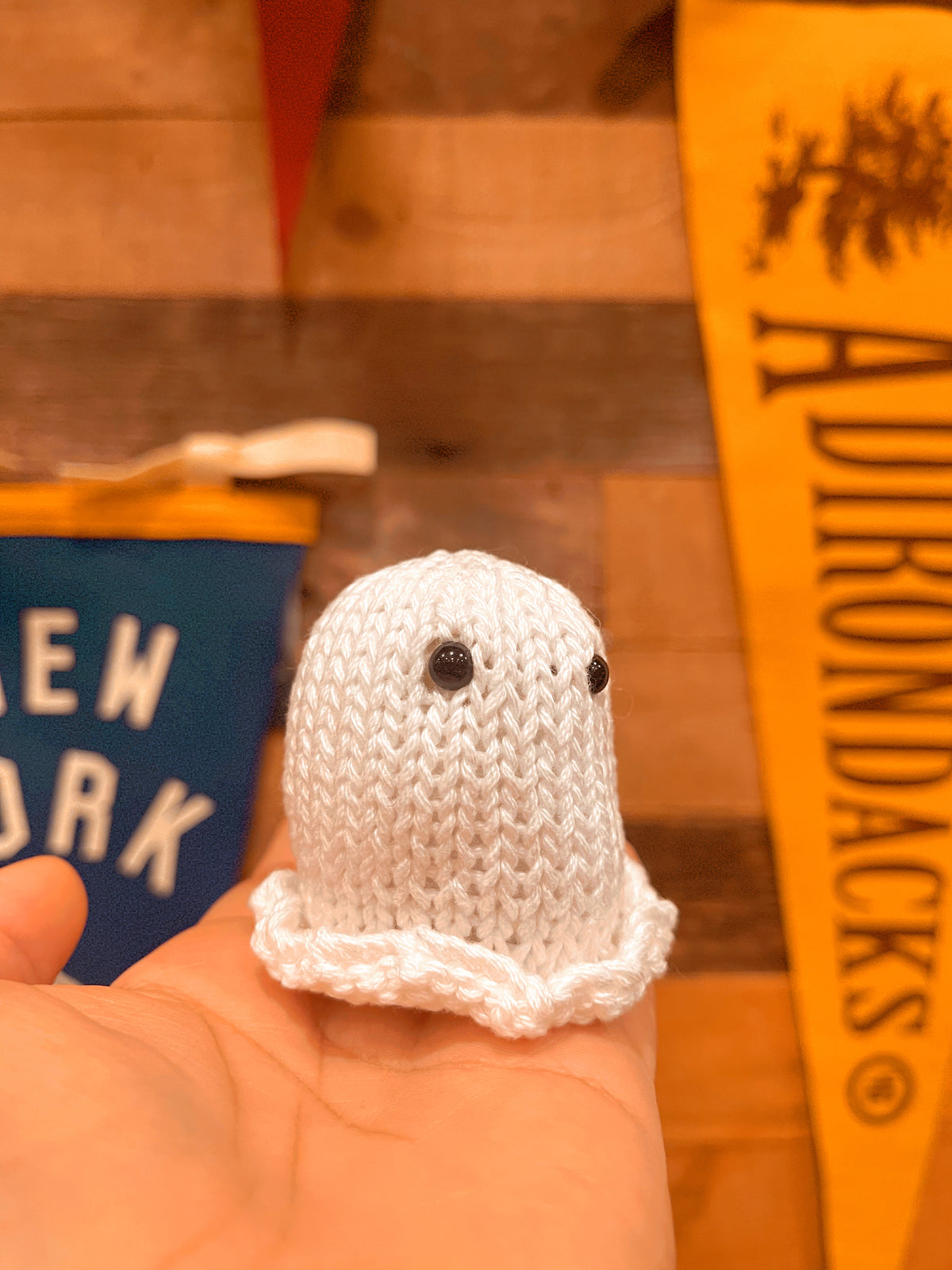 Hand Knit Ghostie