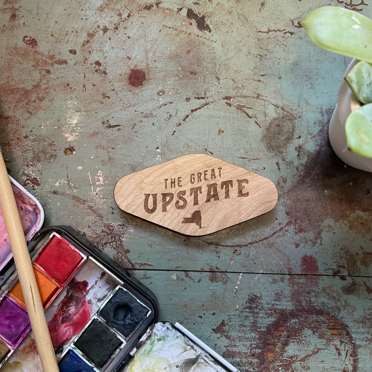 The Great Upstate New York Wood Magnet