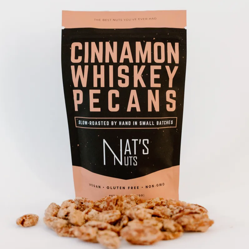 Cinnamon Whiskey Pecans