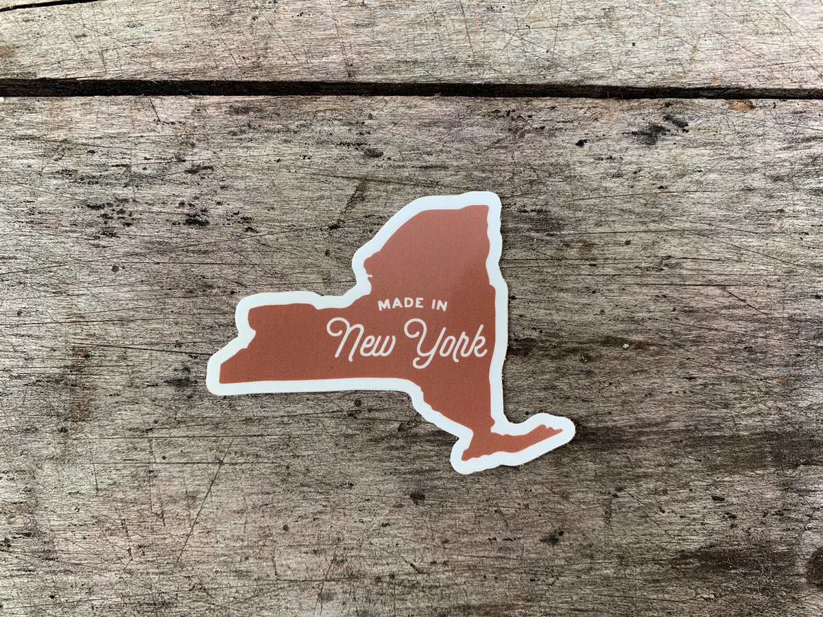 Made in New York Coral Sticker