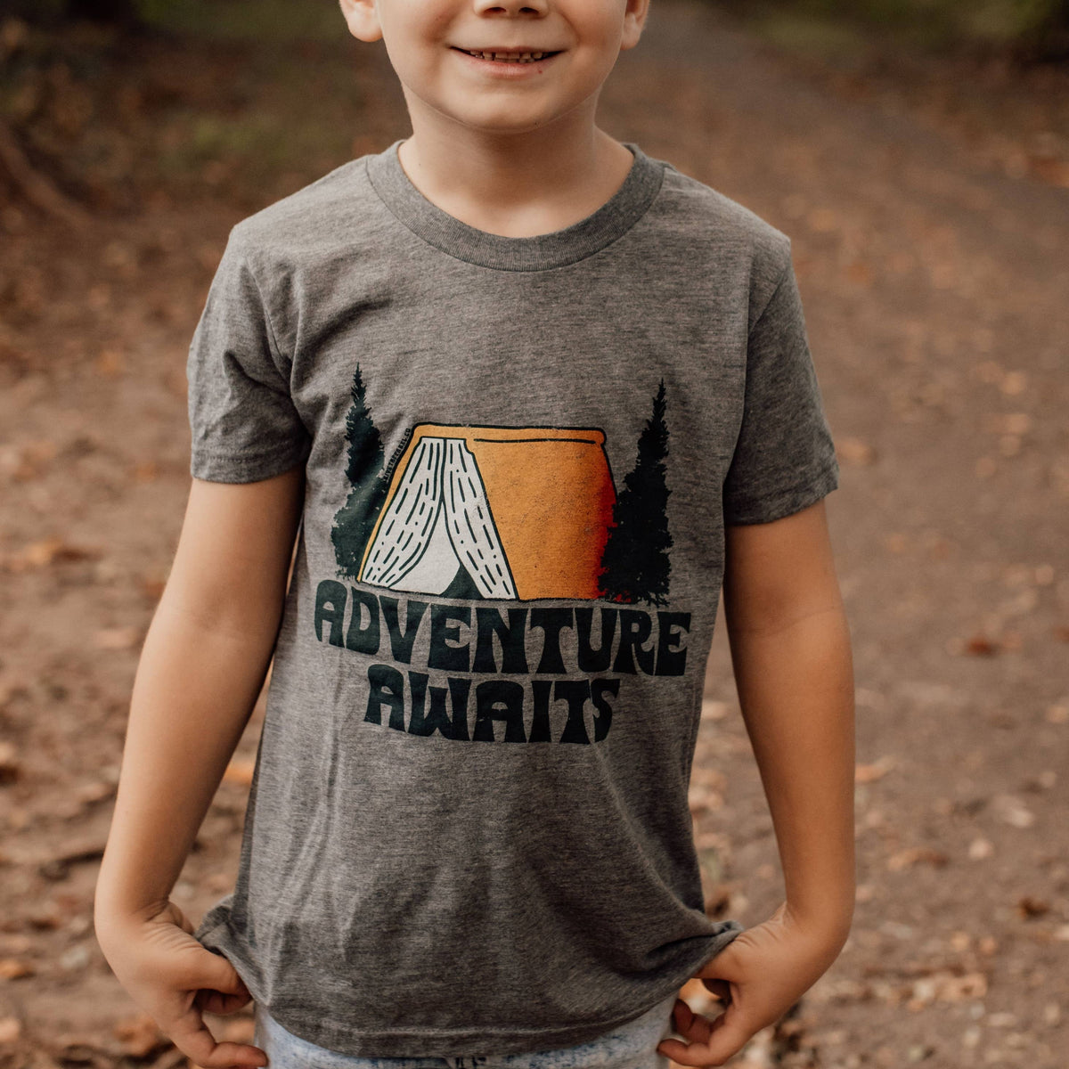 Adventure Awaits Kids T-Shirt