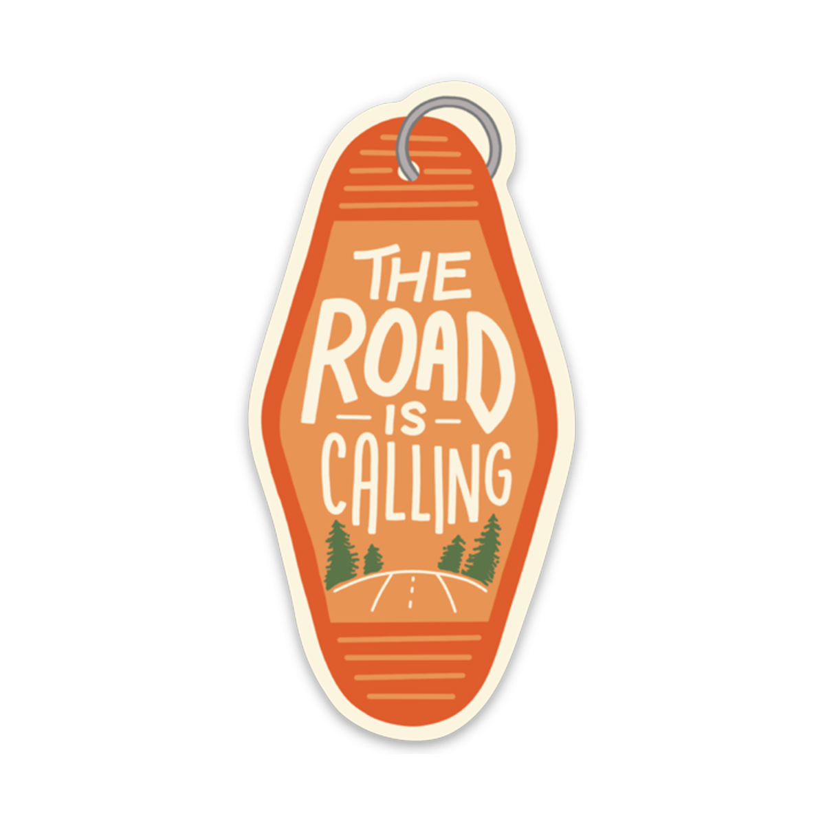 The Road Is Calling Sticker