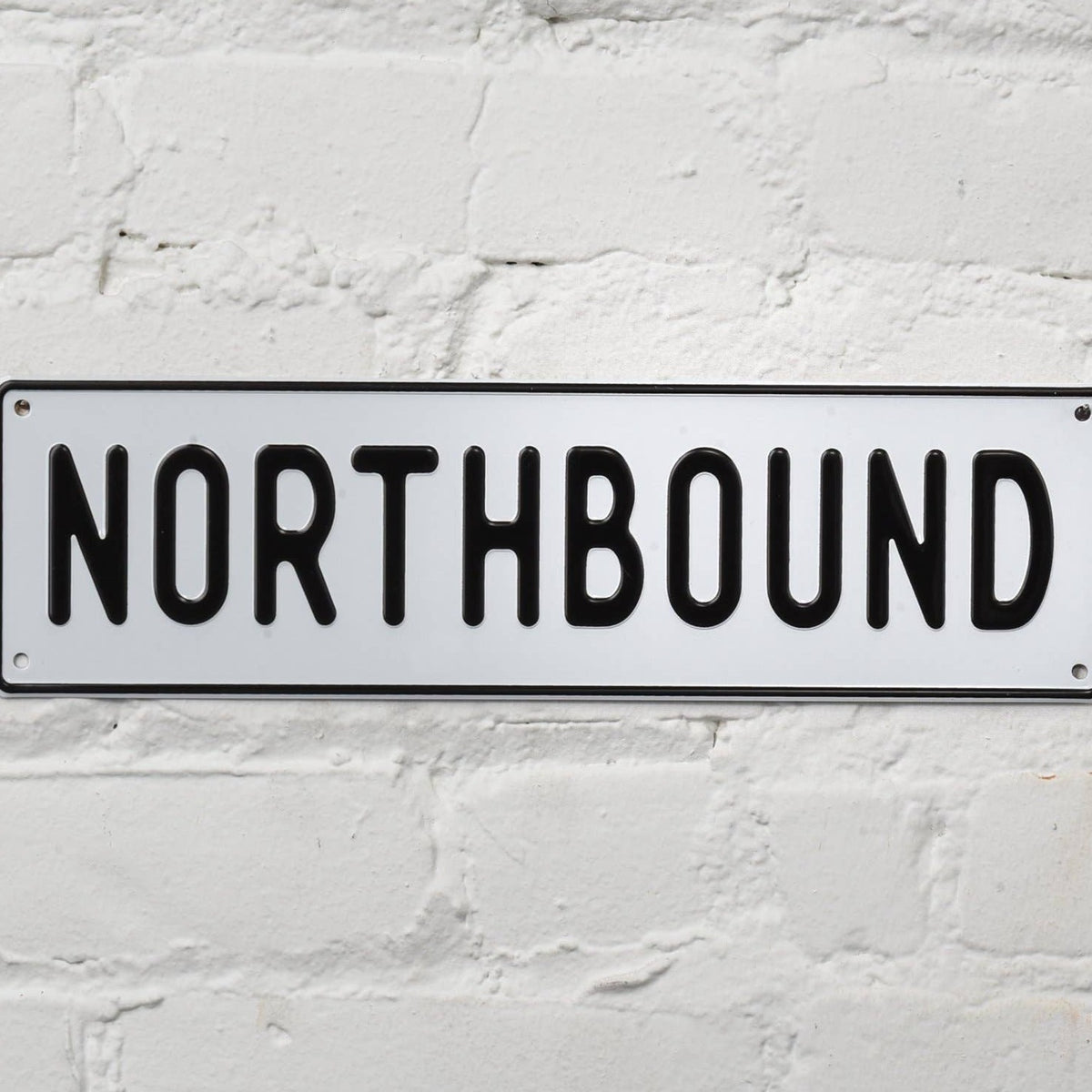 Northbound Aluminum Sign