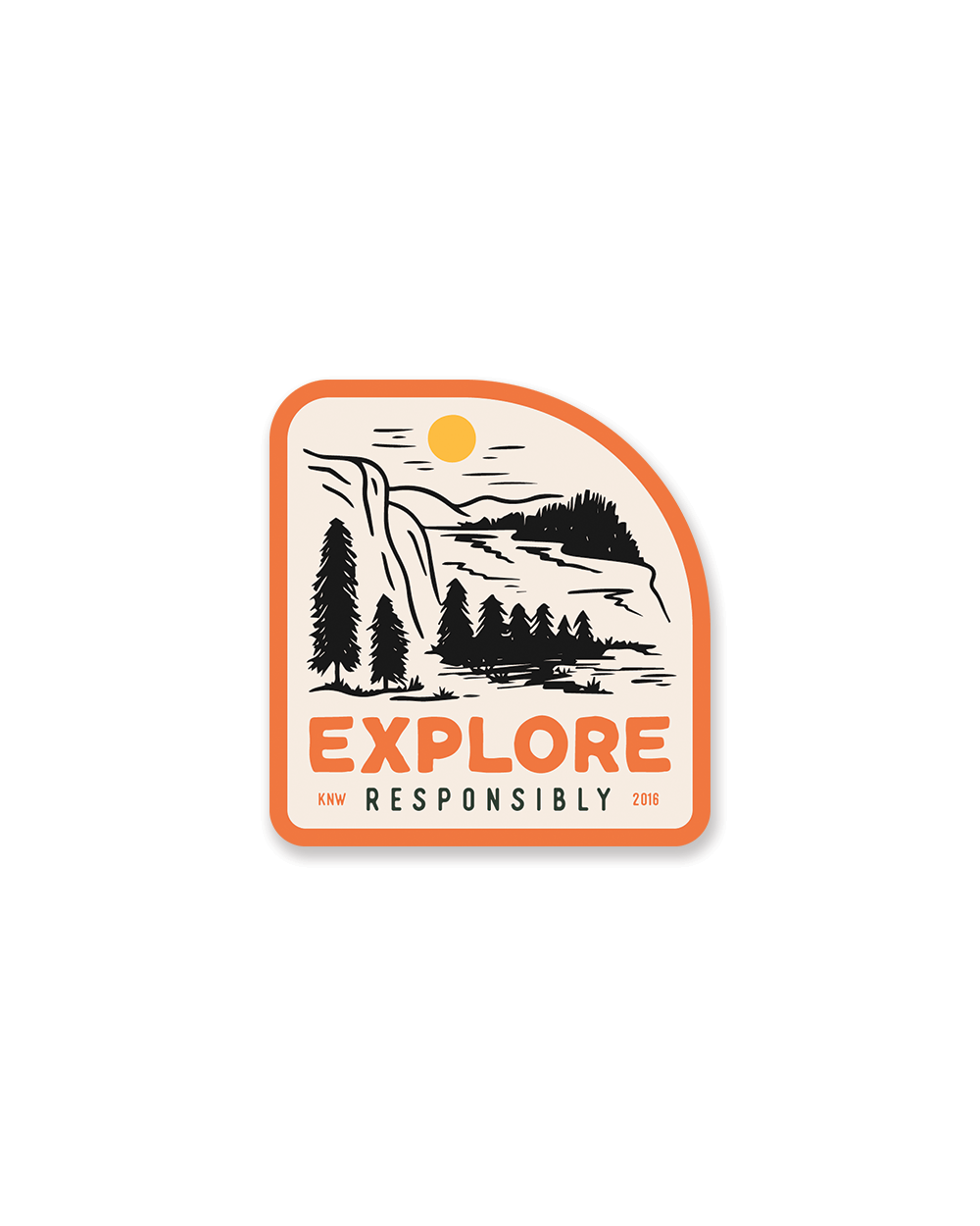 Explore Responsibly Sticker