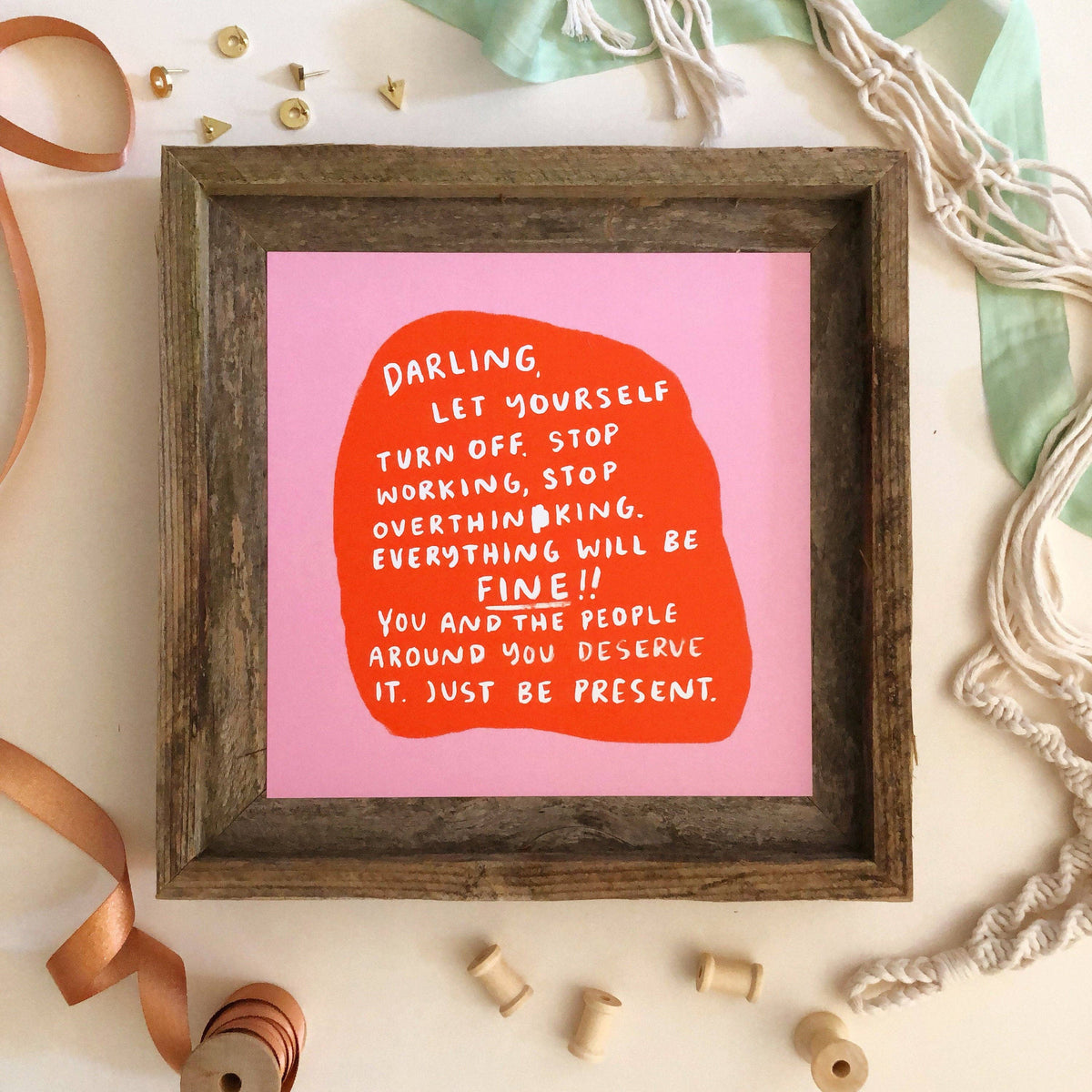 Darling Art Print 8x8