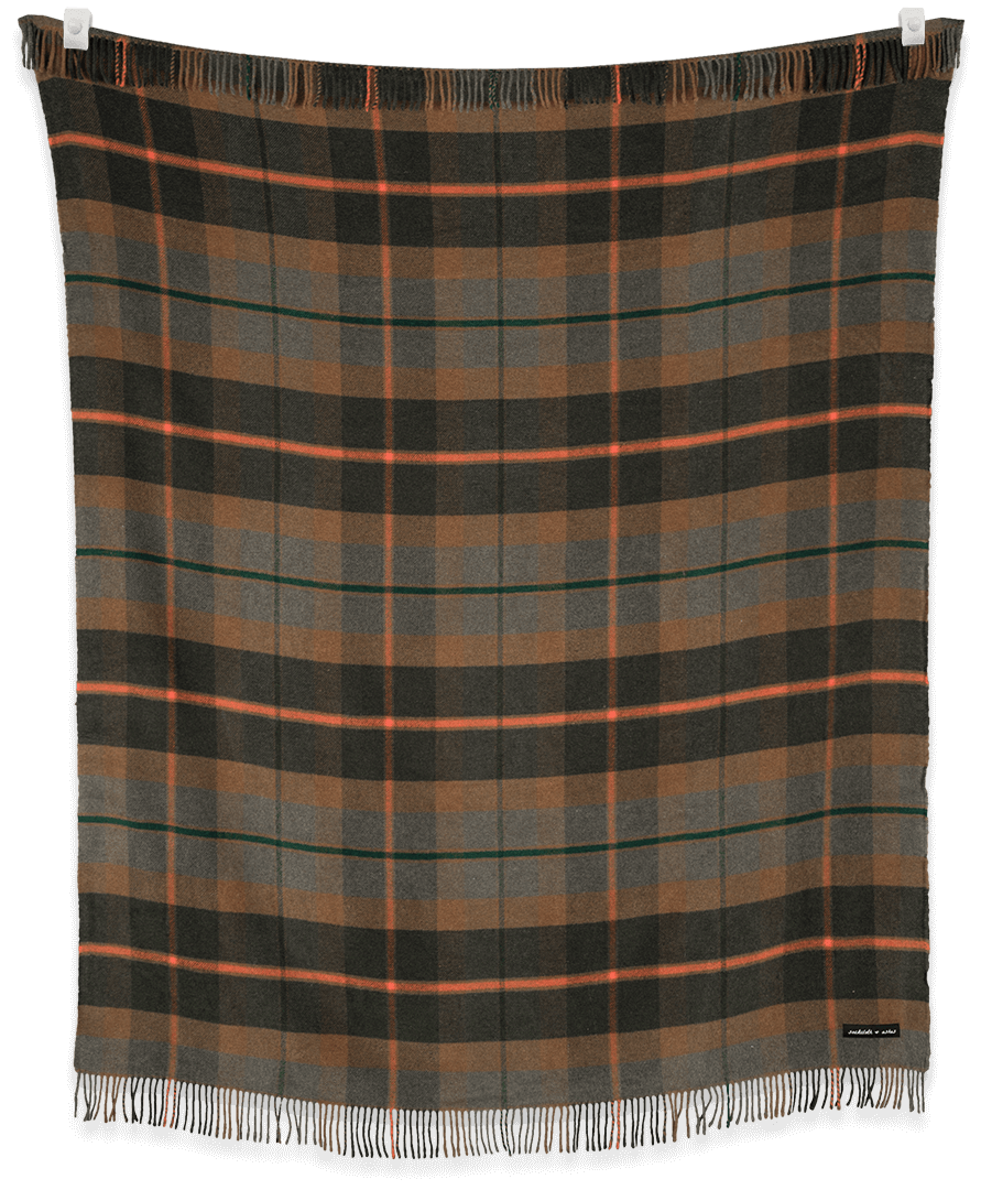 Folk Olive Blanket