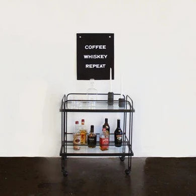 Coffee Whiskey Repeat Banner