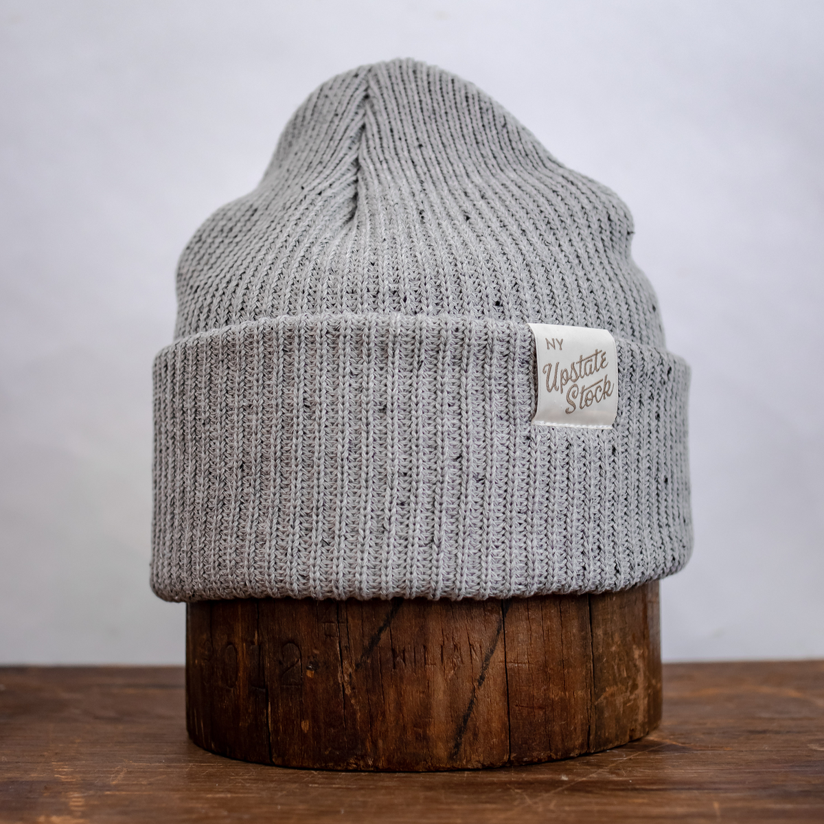 Grey Fleck Super Fine Upcycled Cotton Watchcap