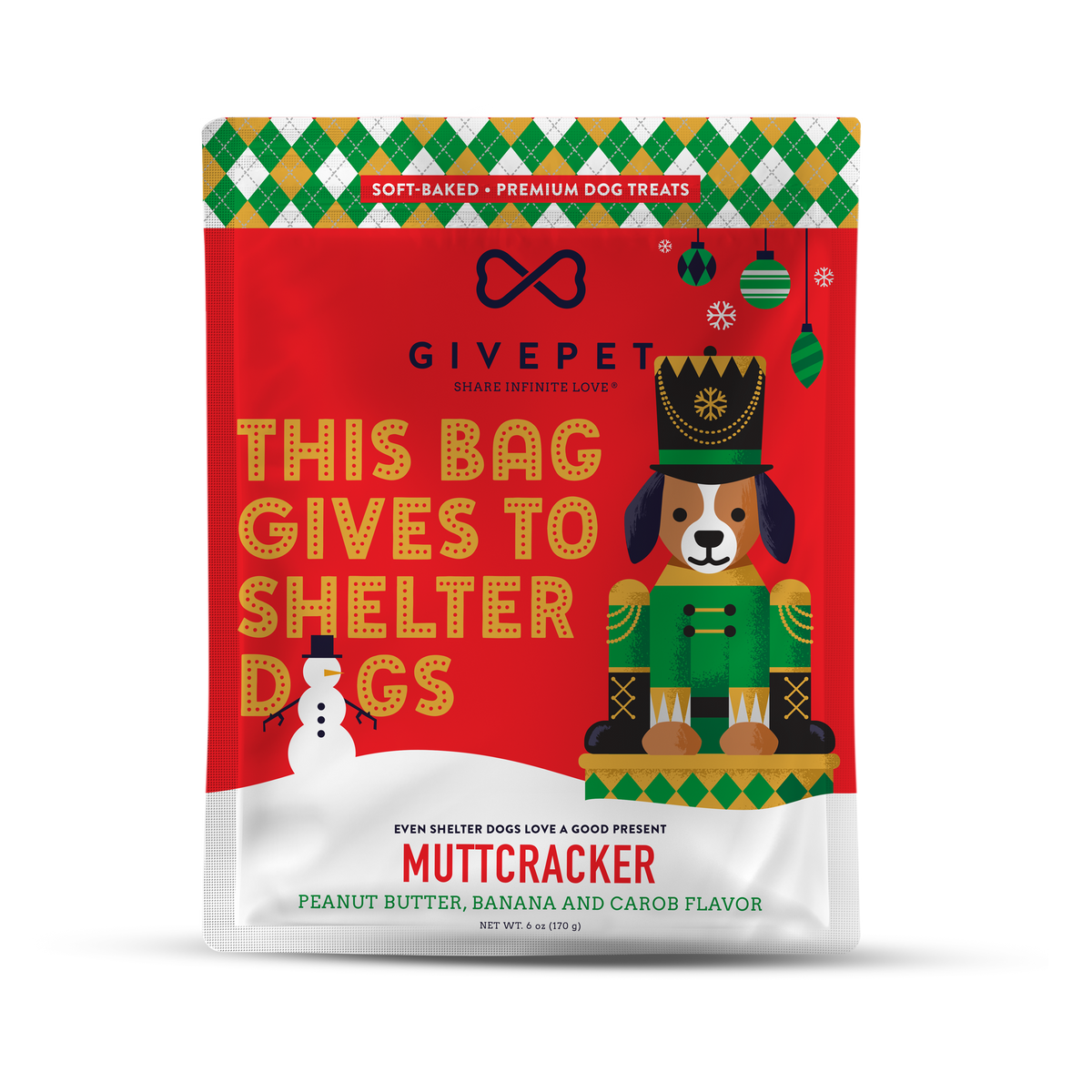 GivePet Muttcracker Christmas Dog Treats