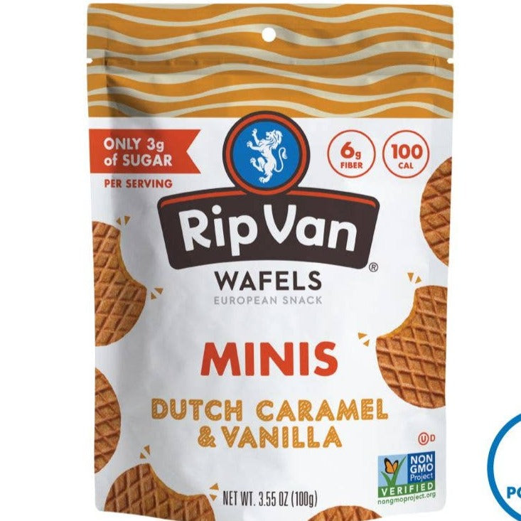 Dutch Caramel and Vanilla Wafel Minis