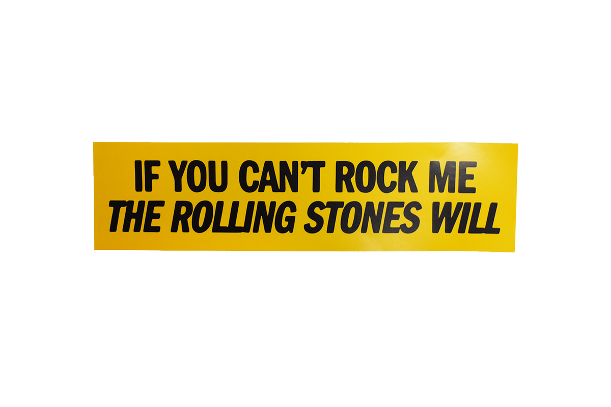 The Rolling Stones Bumper Sticker