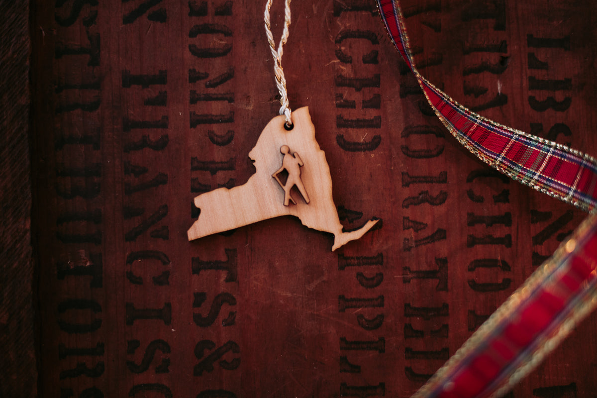 NY Hiker 3D Ornament
