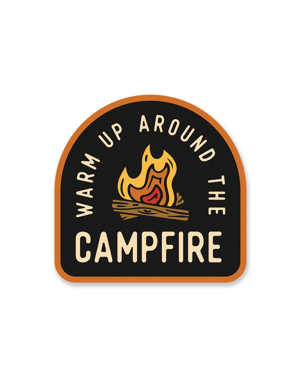 Warm Up Around the Campfire Sticker