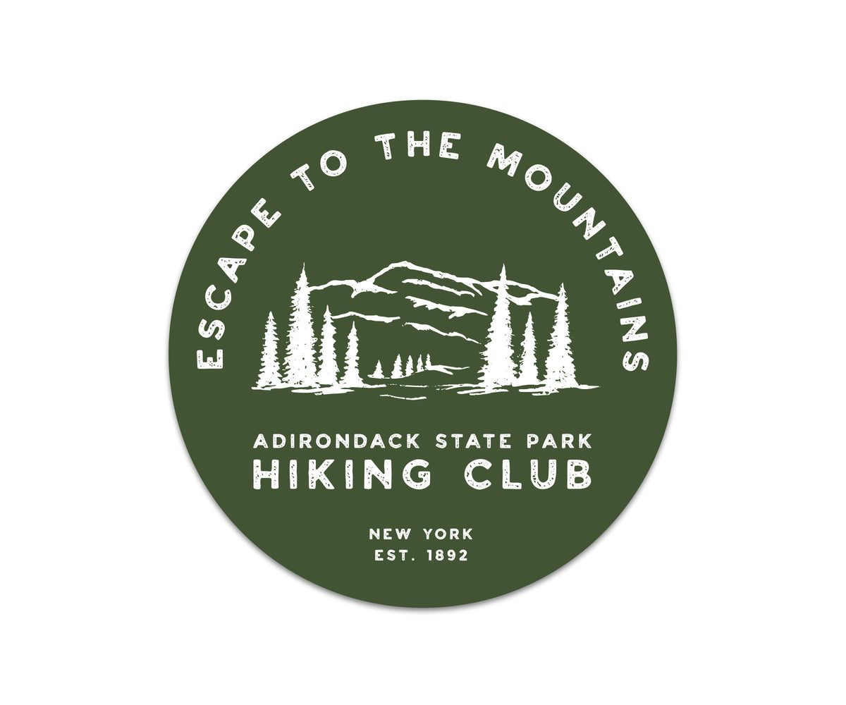 Escape to the Mountains Sticker