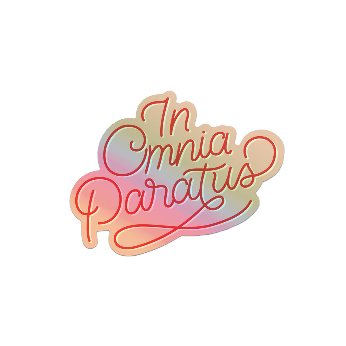 In Omnia Paratus Sticker