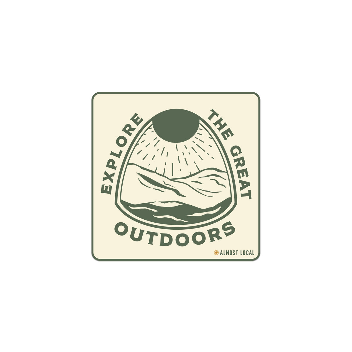 Explore the Great Outdoors Sticker